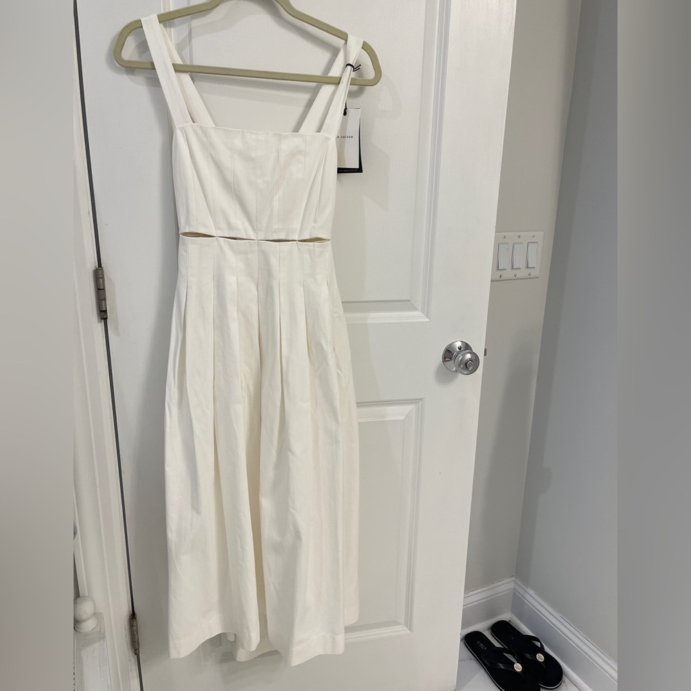 en saison tie back Midi Dress